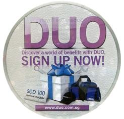DUO Rewards Car Decal Campaign