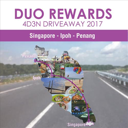 2017 DUO 4 Days 3 Nights Driveaway Trip