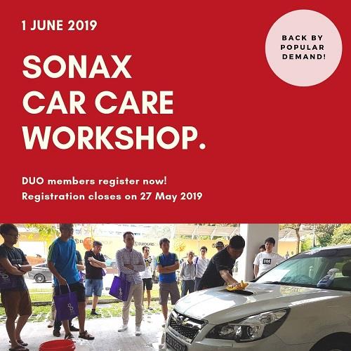 Sonax Care Care Workshop 2019
