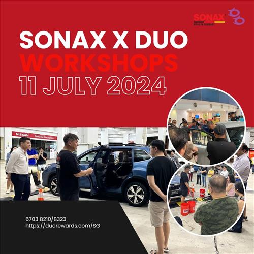 Sonax X DUO Workshop on 11 July 2024